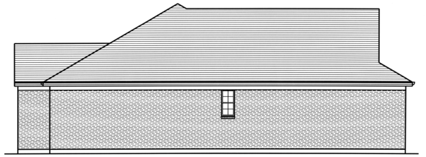 Left Elevation for House Plan #531791