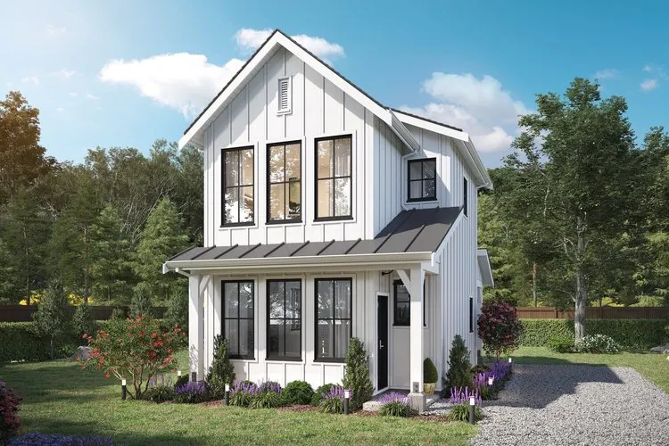 Full Rendering for House Plan #590091