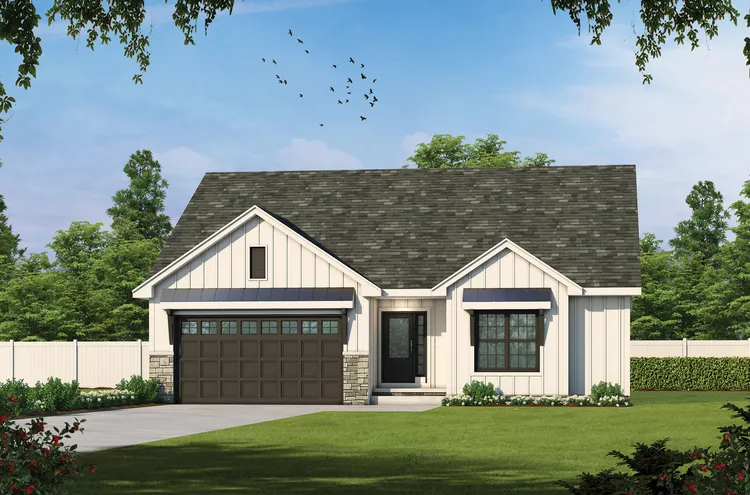 Full Rendering for House Plan #152461