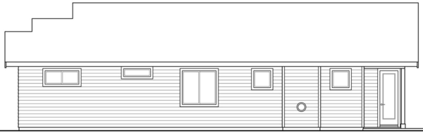 Right Elevation for House Plan #342112