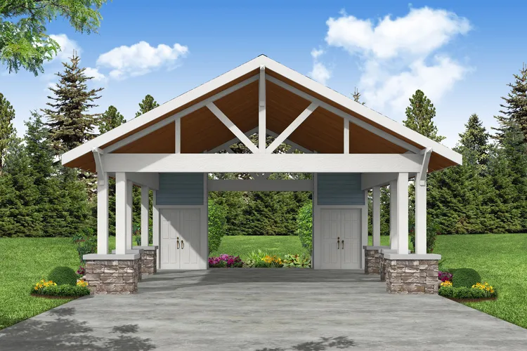 Full Rendering for House Plan #342760
