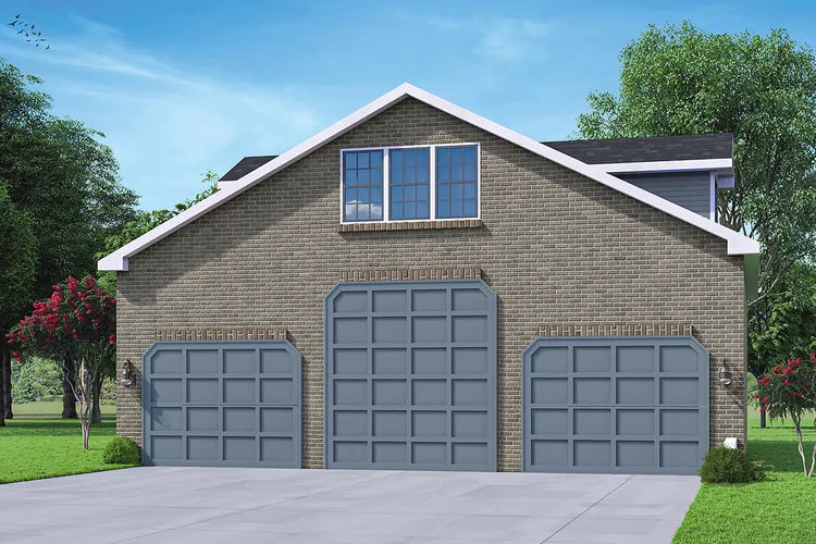 Full Rendering for House Plan #344403