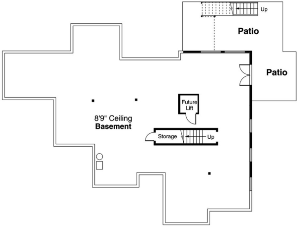 Basement Plan for House Plan #344662