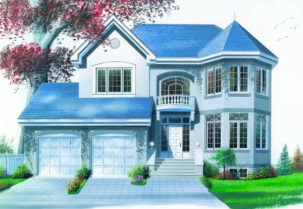 Full Rendering for House Plan #140882