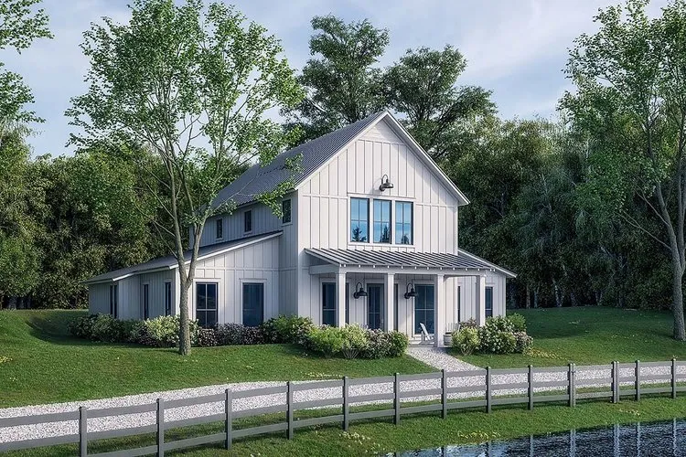 Full Rendering for House Plan #302992