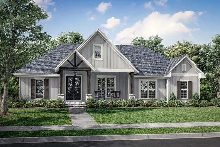 Full Rendering for House Plan #303422