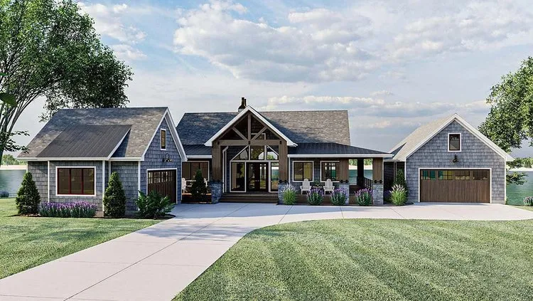 Full Rendering for House Plan #706312