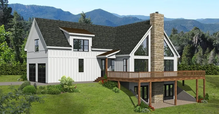 Full Rendering for House Plan #699652