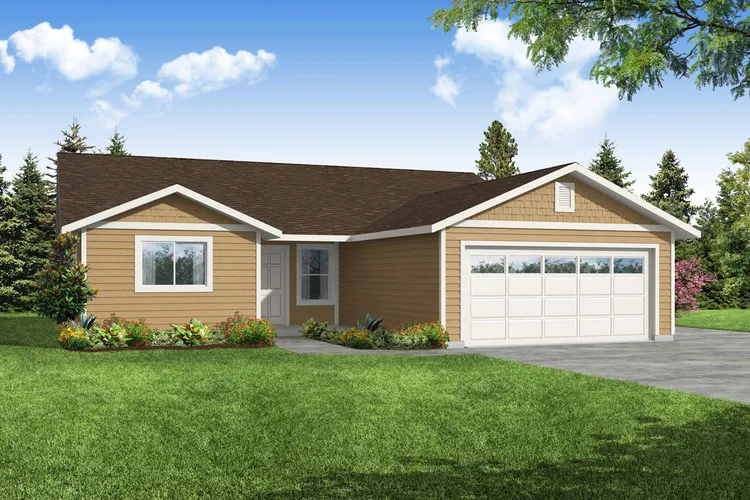 Full Rendering for House Plan #349951