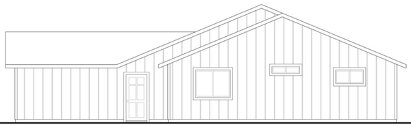 Right Elevation for House Plan #349951