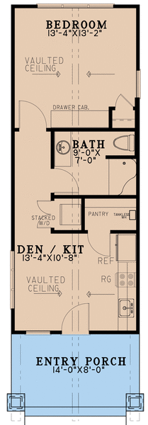 Main Floor Plan for House Plan #314050