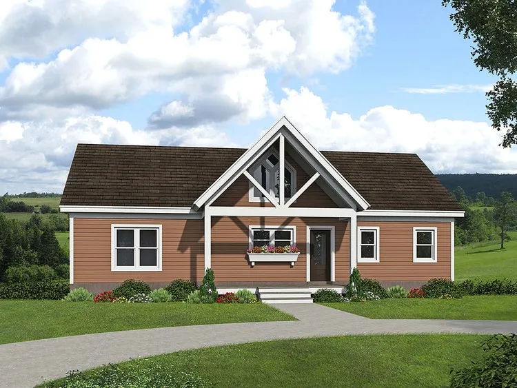 Full Rendering for House Plan #693141