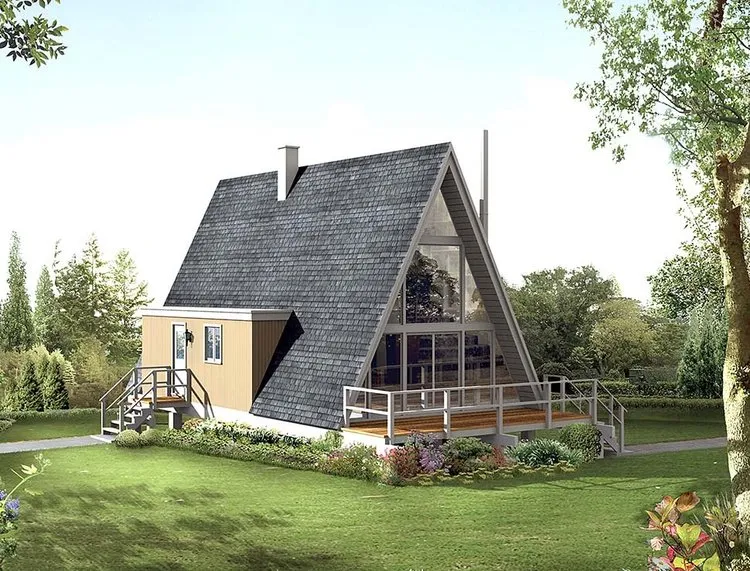 Full Rendering for House Plan #636011