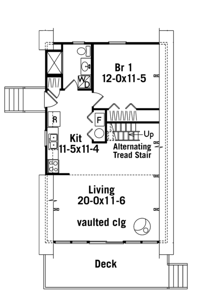 Main Floor Plan for House Plan #636011
