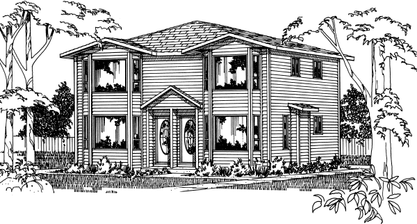 Full Rendering for House Plan #226193