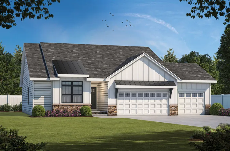 Full Rendering for House Plan #153061