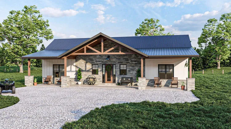 Full Rendering for House Plan #705961