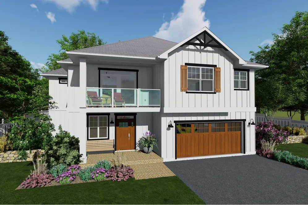 Full Rendering for House Plan #203080