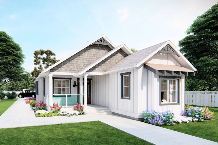 Full Rendering for House Plan #201625