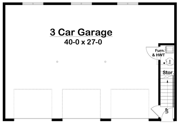 Main Floor Plan for House Plan #203092