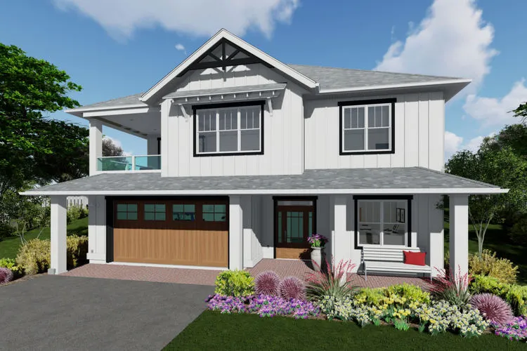 Full Rendering for House Plan #203079