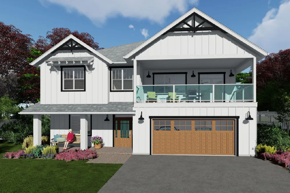 Full Rendering for House Plan #203078