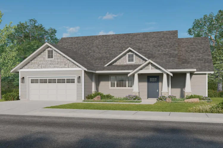 Full Rendering for House Plan #345562