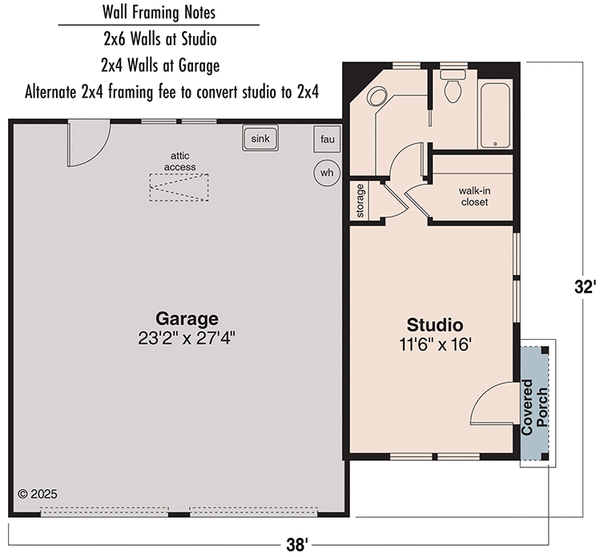 Main Floor Plan for House Plan #340101