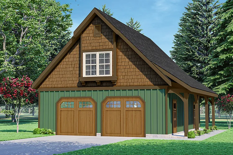 Full Rendering for House Plan #349002