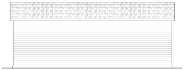 Rear Elevation for House Plan #342511