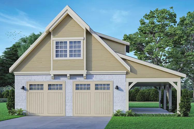 Full Rendering for House Plan #349871