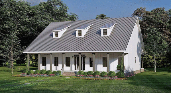 Right Elevation for House Plan #430681