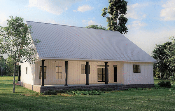 Rear Elevation for House Plan #430681