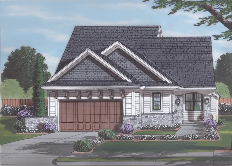 Full Rendering for House Plan #537841