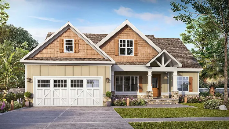 Full Rendering for House Plan #715352