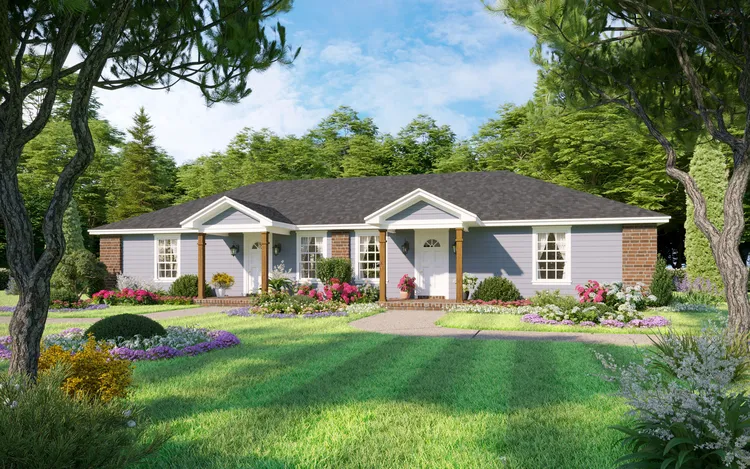 Full Rendering for House Plan #216971
