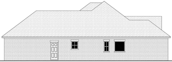 Right Elevation for House Plan #309991