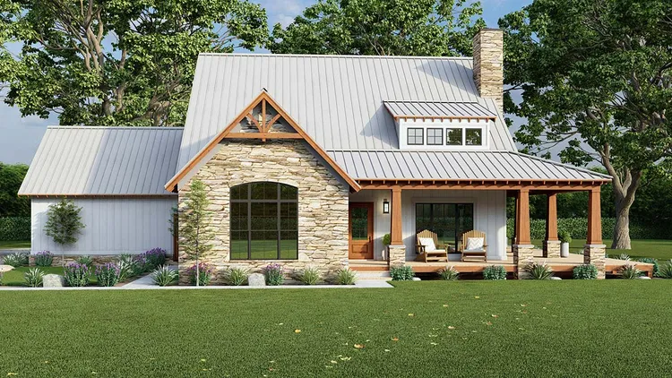 Full Rendering for House Plan #318722