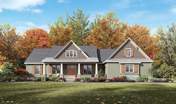 Full Rendering for House Plan #900032