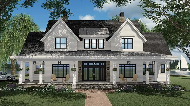 Full Rendering for House Plan #280752