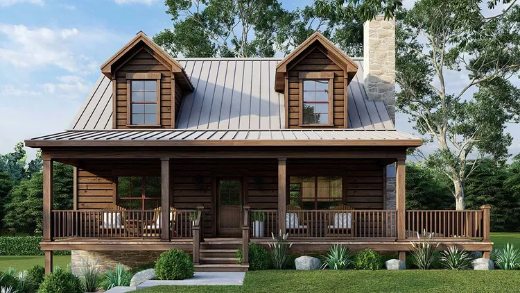 Full Rendering for House Plan #311222