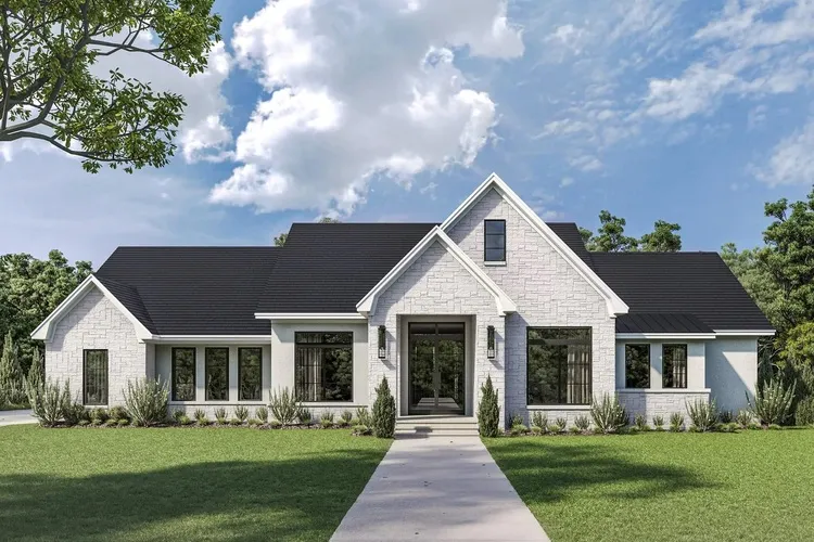 Full Rendering for House Plan #305922