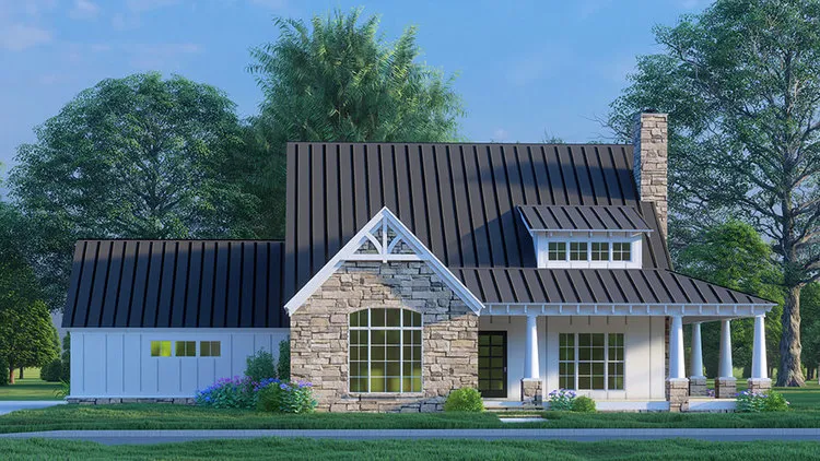 Full Rendering for House Plan #319722