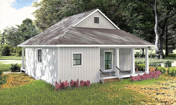 Rear Elevation for House Plan #430980