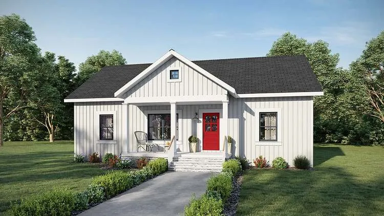 Full Rendering for House Plan #435301