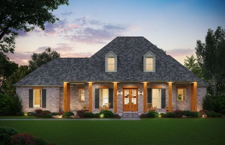 Full Rendering for House Plan #900752