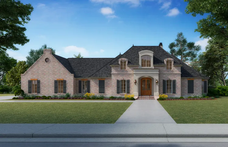 Full Rendering for House Plan #906704