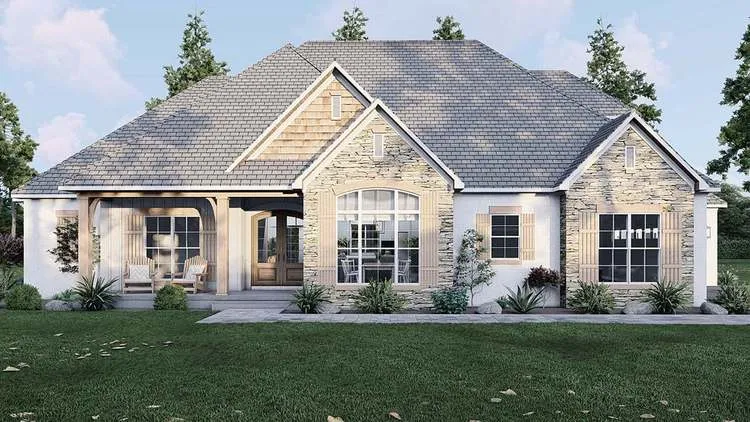 Full Rendering for House Plan #319912