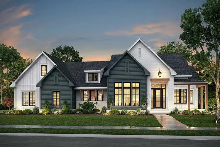 Full Rendering for House Plan #301872