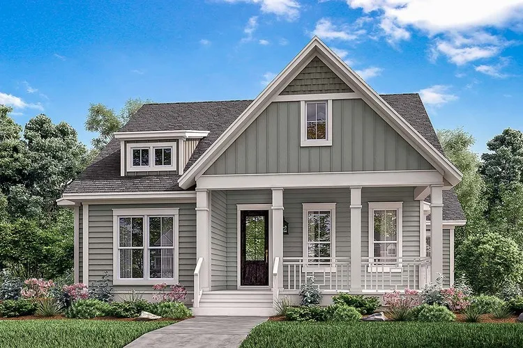Full Rendering for House Plan #303022